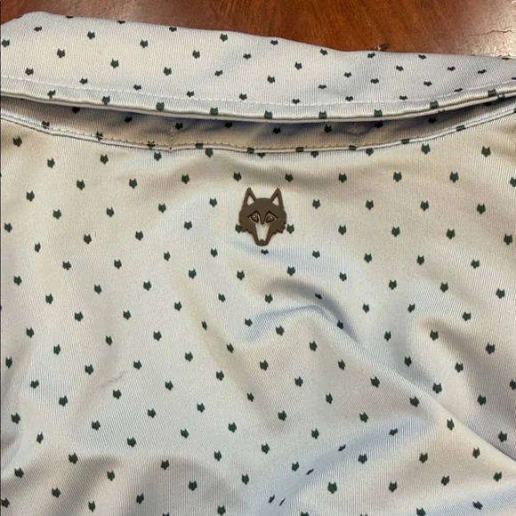 Greyson Polo with blue emblem and Green Accent perfect for summer and athletic - Picture 6 of 7